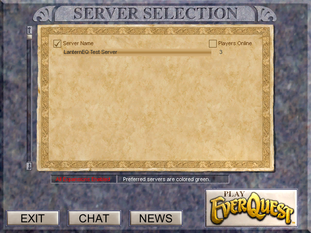 Server select